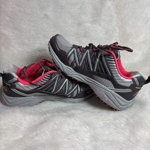 FILA Shoes Womens 9 Headway 6 Trail Running Sneakers Grey Pink Athletic EUC